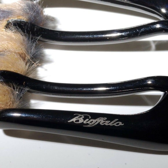 David Bitton Buffalo Animal Print Leather Belt New - Picture 4 of 8